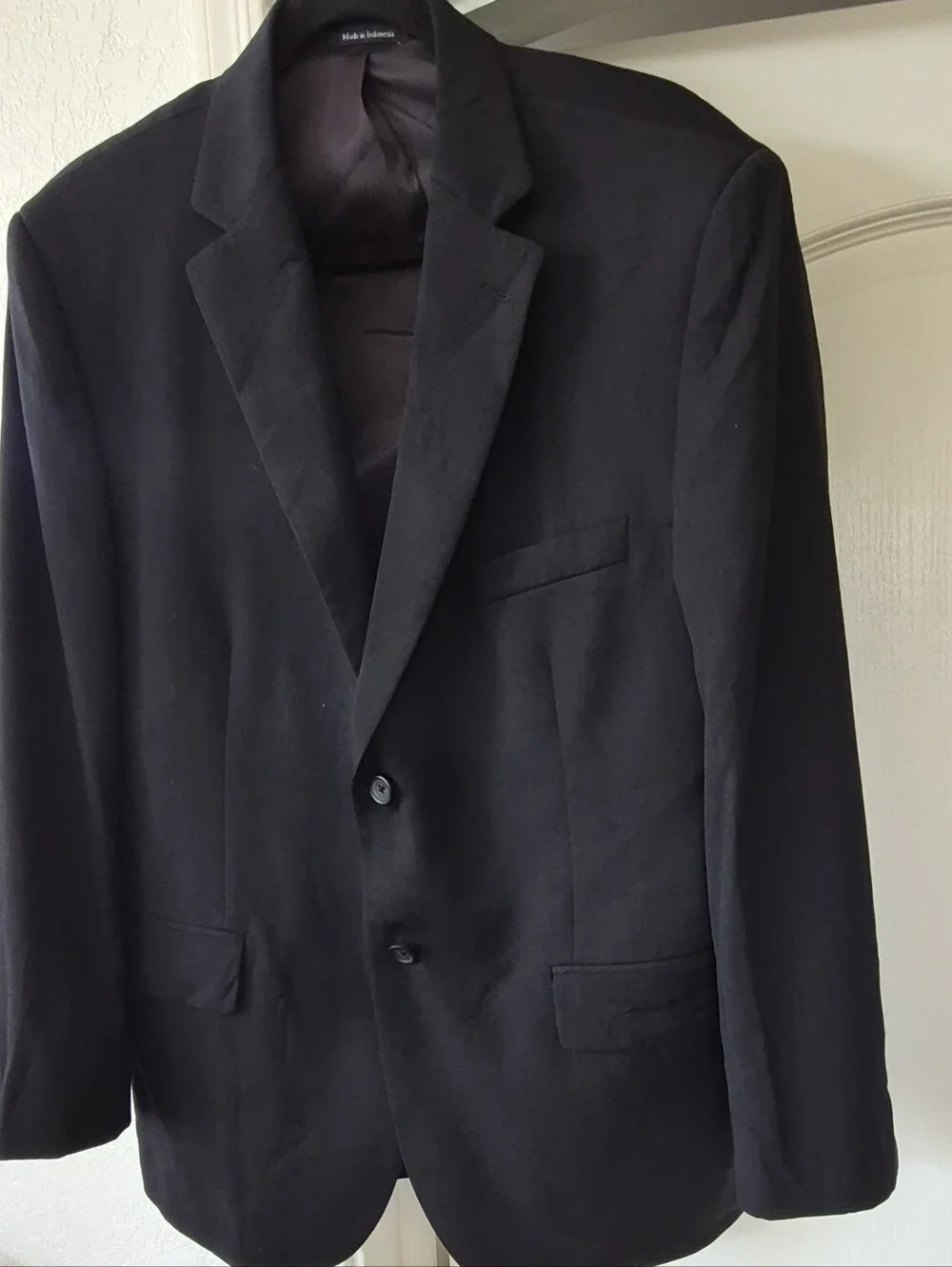 Pronto Uomo Platinum 100% Wool Three Button Blazer Sz 44 Short